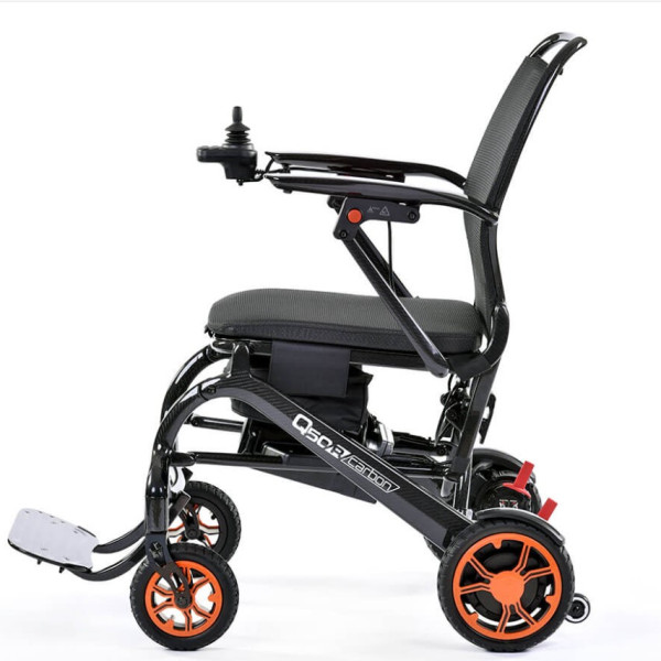 Electric wheelchair basic - rear wheel drive Quickie Q50 R Carbon - EQ7445